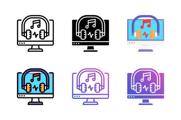 Audio Music Icons: Perfect for Modern Branding