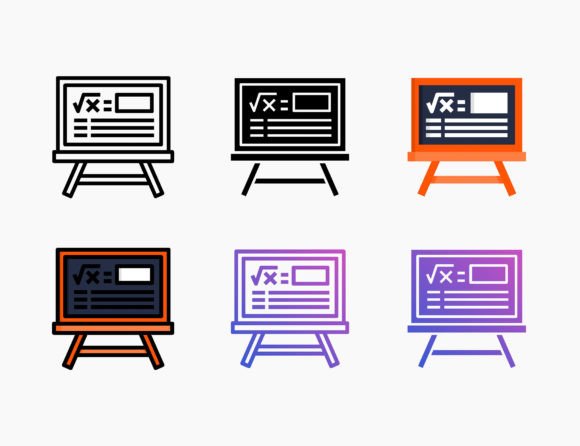 Chalkboard Icon: A Versatile Graphic for Handmade Creations