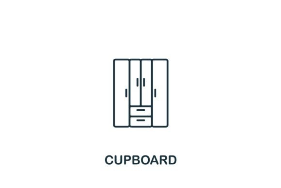 Cupboard Icon: Graphics & Icons for Branding