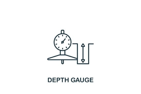 Depth Gauge Icon: Graphics & Icons for Real Projects