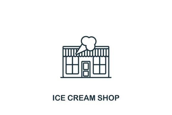 Ice Cream Shop Icon: Graphics & Icons Review