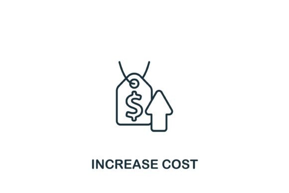 Increase Cost Icon: Editorial Graphics and Icons Review