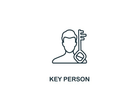 Key Person Icon: Graphics & Icons for Local Branding