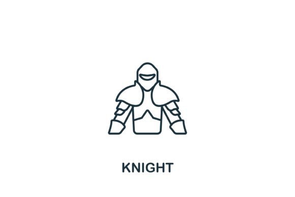 Knight Icon Graphics and Icons for Crafters
