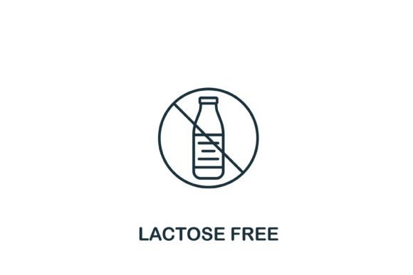 Lactose Free Icon: Graphics & Icons for Crafters