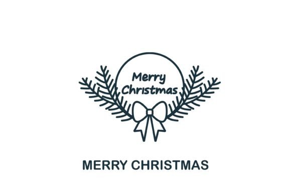 Merry Christmas Icon: A Festive Addition to Your Graphics and Icons