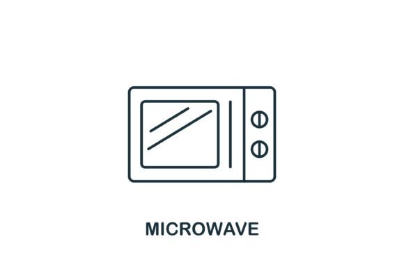 Microwave Icon: Graphics & Icons for Branding