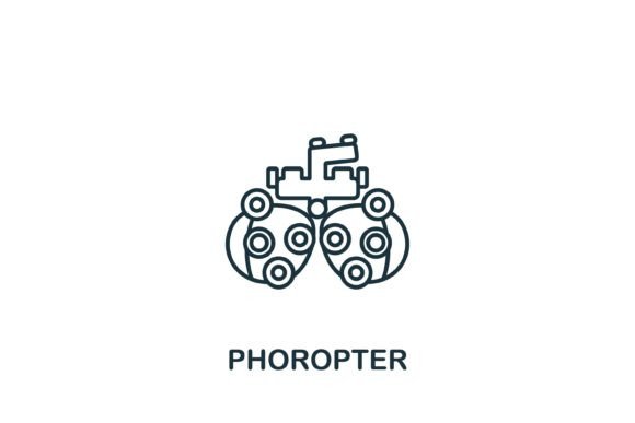 Phoropter Icon Graphics and Icons for Digital Products