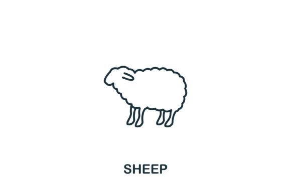 Sheep Icon: A Versatile Graphic for Creative Projects