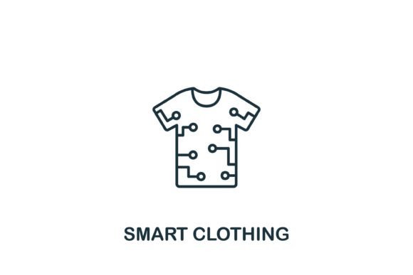 Smart Clothing Icon: Graphics & Icons for Tech Blogs