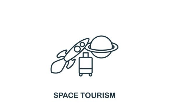 Space Tourism Icon: Graphics & Icons for Crafters