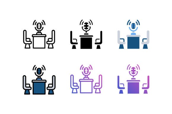 Studio Podcast Icon: A Versatile Graphics Asset