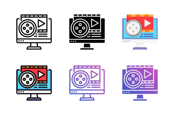 Video Editing Icons: A Versatile Graphics Tool for Designers