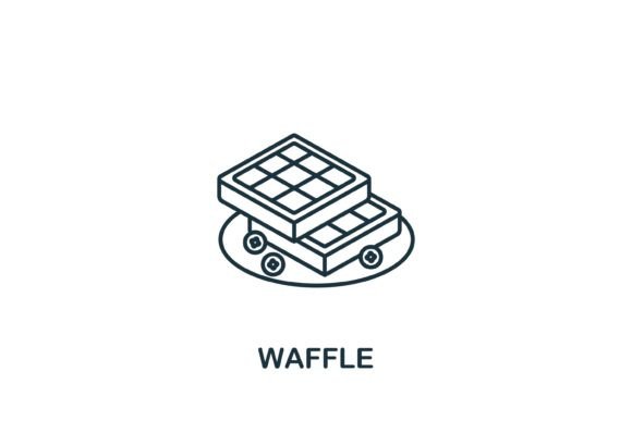 Waffle Icon Graphics for Local Business Branding