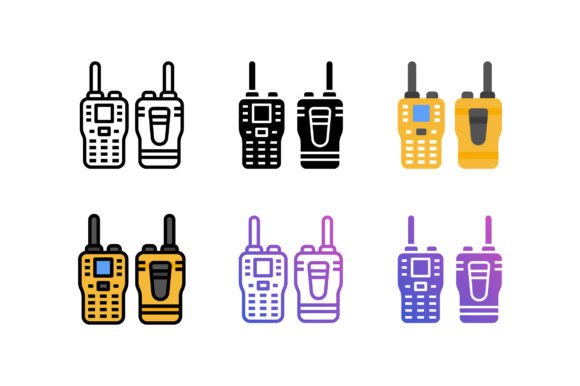Walkie Talkie Icon: A Versatile Graphics Addition
